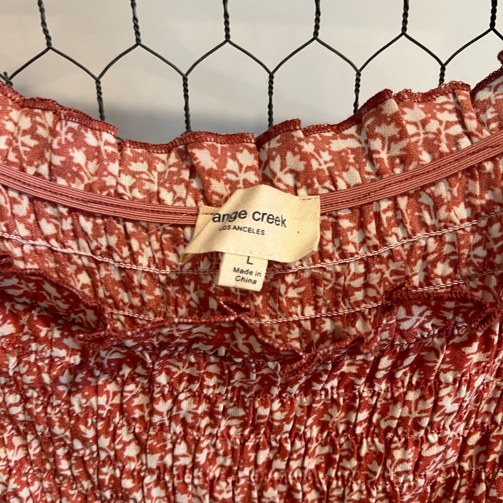 Pinky red flower floral dress - Picture 2 of 5